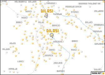 map of Ðilasi