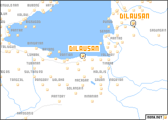 map of Dila-usan