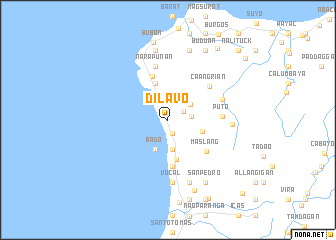 map of Dilavo