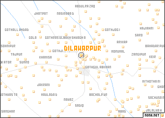 map of Dilāwarpur