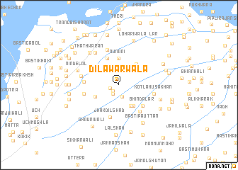 map of Dilāwarwāla