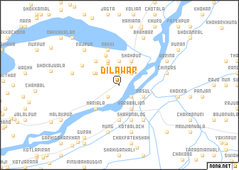 map of Dilāwar