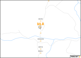 map of Dila
