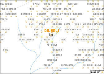 map of Dilbali