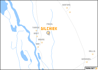 map of Dilchiek