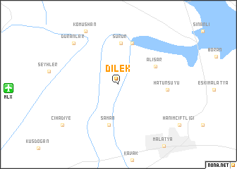 map of Dilek