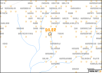 map of Diler