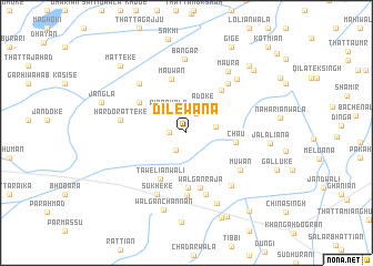 map of Dilewāna