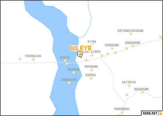 map of Diléya