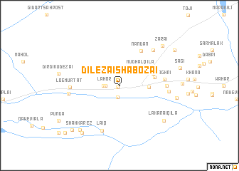 map of Dilezai Shabozai