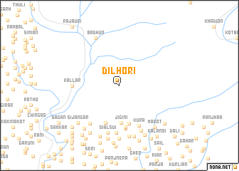 map of Dilhori