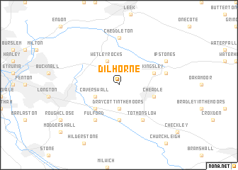 map of Dilhorne