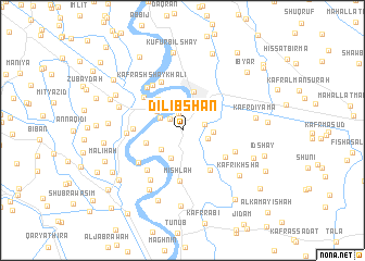 map of Dilibshān