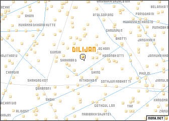 map of Dili Jān