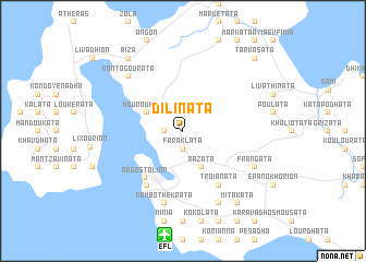 map of Dilináta