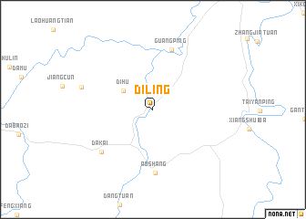 map of Diling