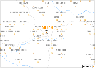 map of Di Linh