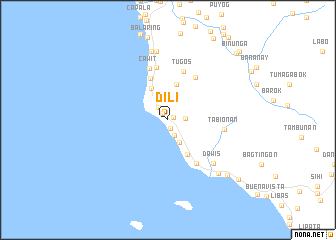 map of Dili