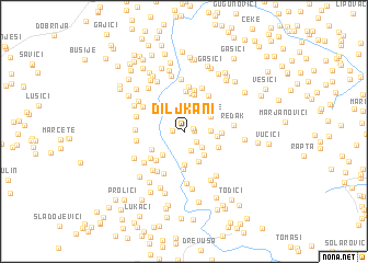 map of Diljkani