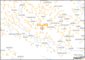 map of Diljka