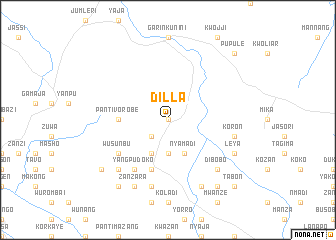 map of Dilla