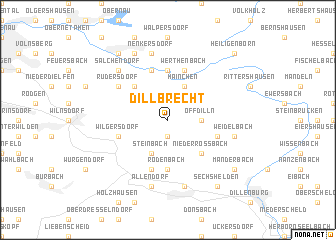 map of Dillbrecht