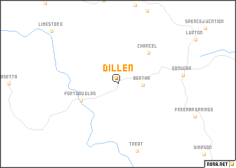 map of Dillen