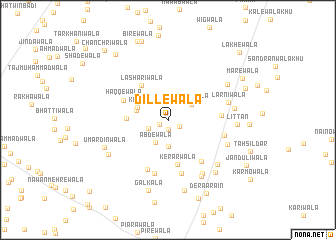 map of Dillewāla
