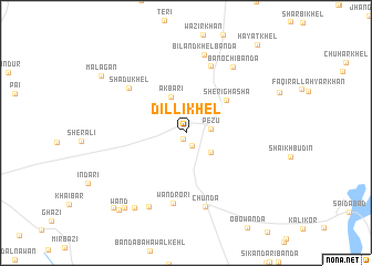 map of Dilli Khel