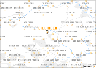 map of Dillingen