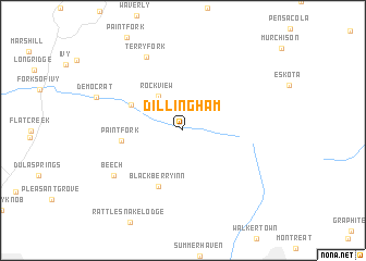 map of Dillingham