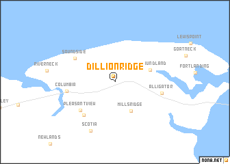 map of Dillion Ridge