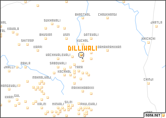 map of Dillīwāli