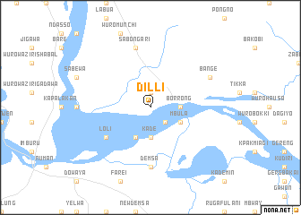 map of Dilli