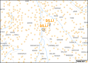 map of Dilli