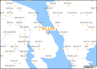 map of Dillne