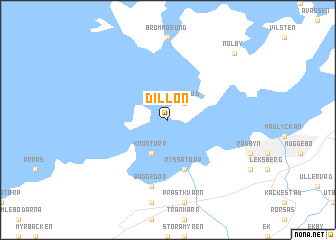 map of Dillön