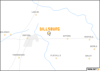 map of Dillsburg
