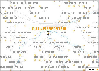 map of Dillweißenstein