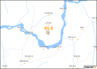 map of Dilo