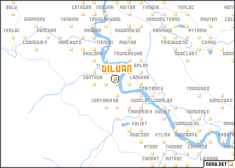 map of Ði Luân