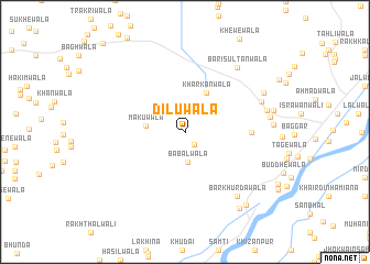 map of Diluwāla