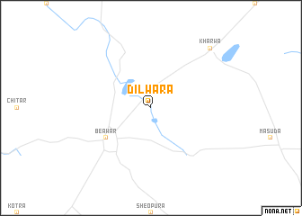 map of Dilwāra