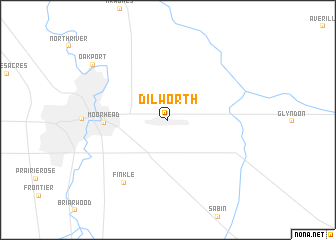 map of Dilworth