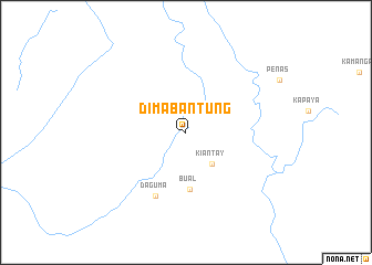 map of Dimabantung