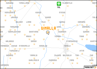 map of Dimalla