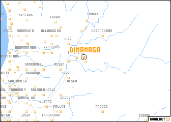 map of Dimamaga