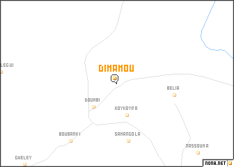 map of Dimamou