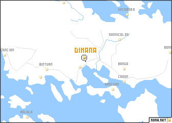 map of Dimana