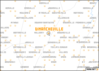 map of Dimancheville